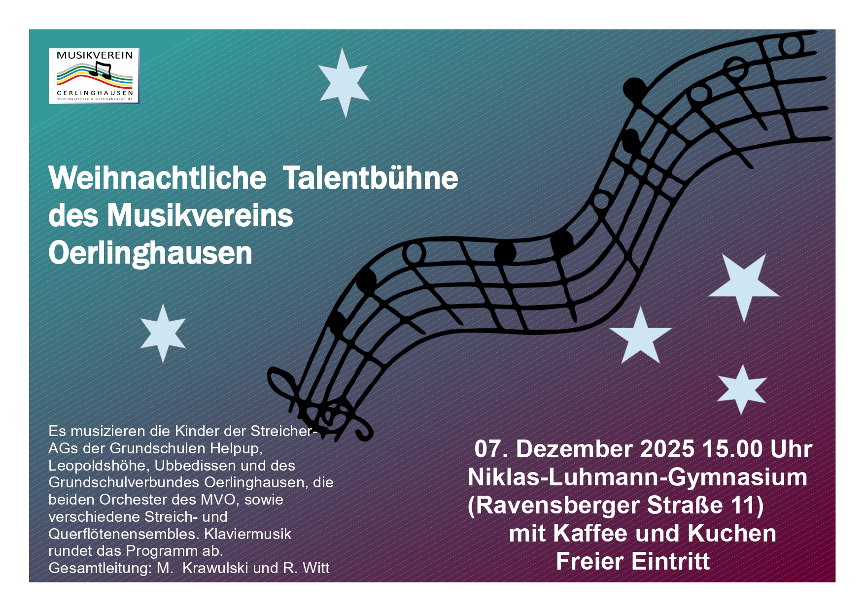 Weihnachtliche Talentbühne