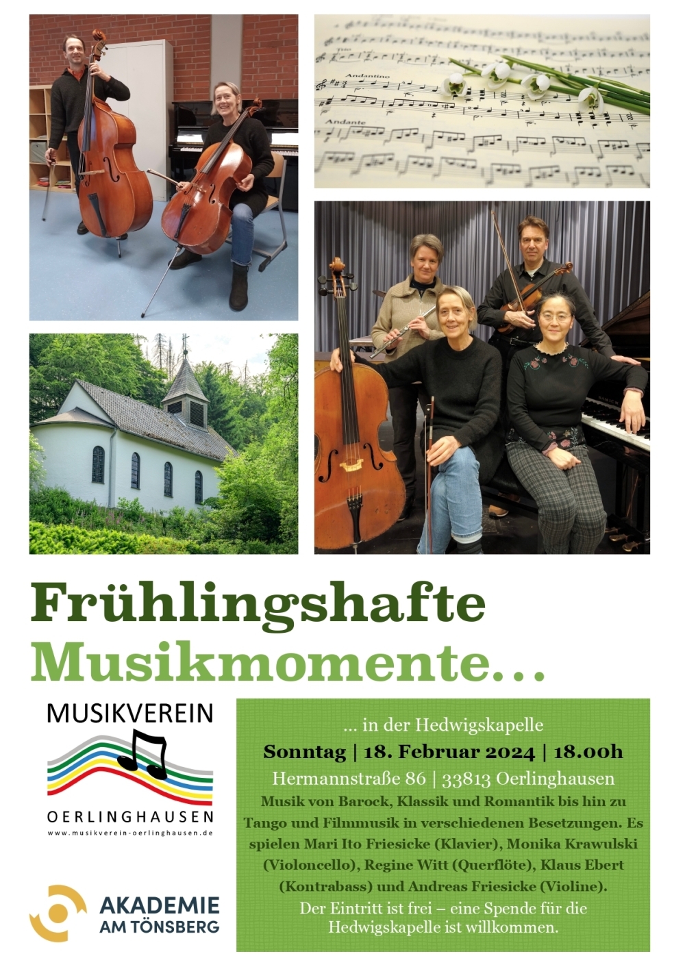 Frühlingshafte Musikmomente